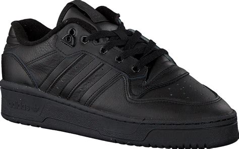 adidas leer zwart|Zwarte adidas Leren sneakers voor dames .